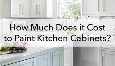 Cabinet Painting Cost