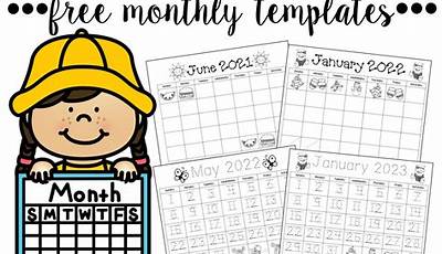 Calendar Printable For Preschool