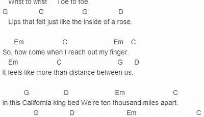 California King Bed Lyrics And Chords