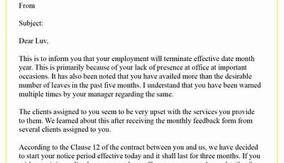 Cancel Contract Letter Sample