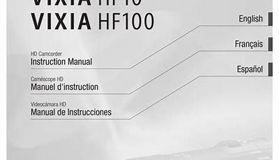 Canon Vixia Hf G50 Manual
