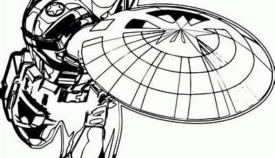 Captain America Printable Coloring Pages