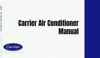 Carrier Bus Air Conditioning Manual