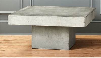 Cb2 Cement Coffee Table