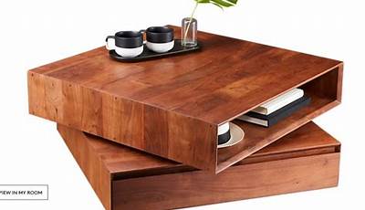 Cb2 Spin Rotating Coffee Table