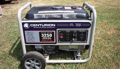 Centurion 3250 Generator Manual