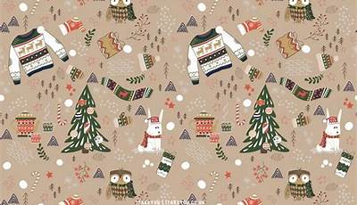 Christmas Aesthetic Wallpaper Laptop Brown