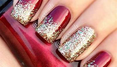 Christmas And New Year Nails Classy