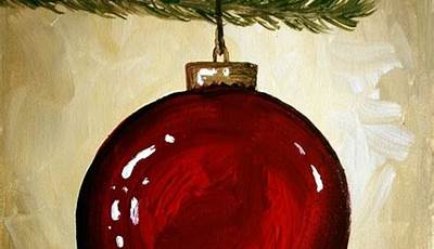 Christmas Canvas Paintings Red