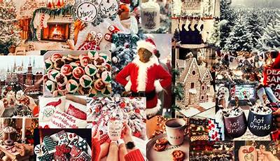 Christmas Collage Wallpaper Laptop Grinch