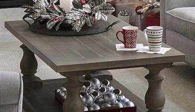 Christmas Decor Ideas Fir Coffee Table