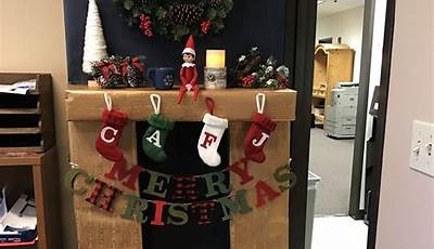 Christmas Door Decorating Ideas For Office