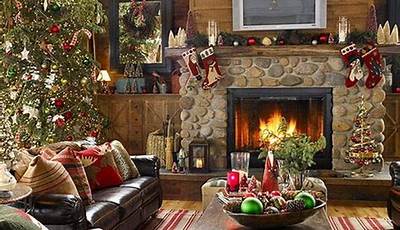 Christmas Living Room Scene