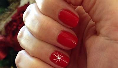 Christmas Nails Jesus