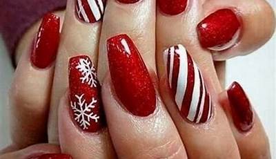 Christmas Nails Simple Classy No Design