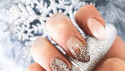 Christmas New Years Nails Gel