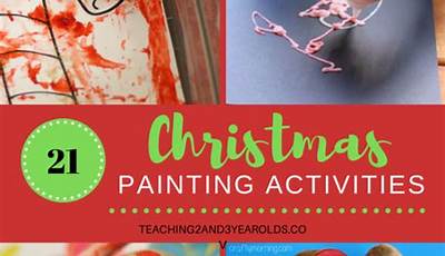 Christmas Painting Activities For Kids