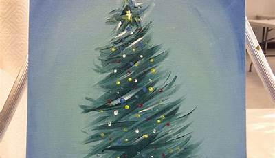 Christmas Painting Canvas Easy