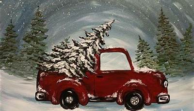 Christmas Painting Truck
