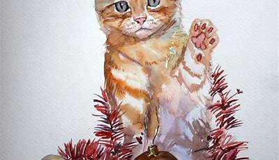Christmas Paintings Animals