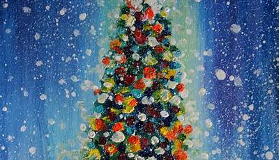 Christmas Paintings On Canvas Acrylics