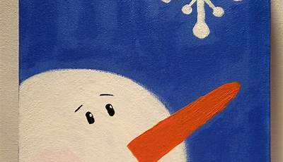Christmas Paintings On Canvas For Babies