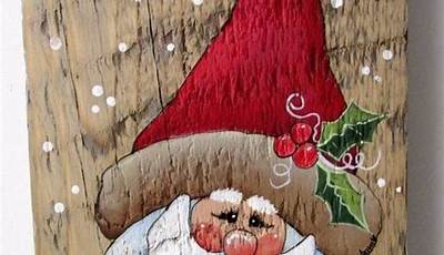 Christmas Paintings On Wood