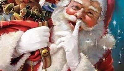 Christmas Paintings Santa Claus