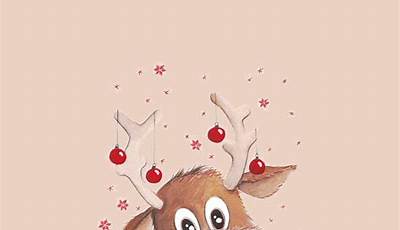 Christmas Phone Wallpaper Deer