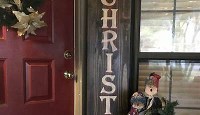 Christmas Porch Signs Ideas