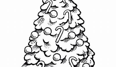 Christmas Tree Printable Coloring Pages