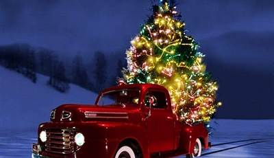Christmas Truck Wallpaper Backgrounds