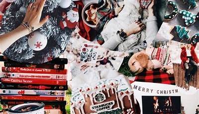Christmas Vibes Wallpaper Collage