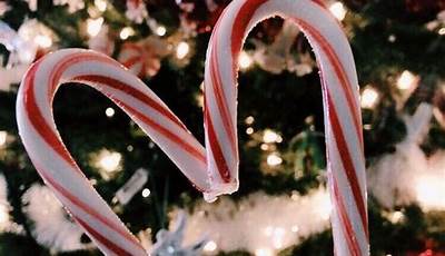 Christmas Wallpaper Aesthetic Candy Cane