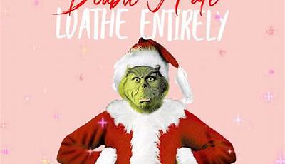 Christmas Wallpaper Aesthetic Grinch Funny