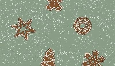 Christmas Wallpaper Aesthetic Iphone Gingerbread