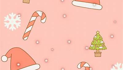 Christmas Wallpaper Aesthetic Iphone Pink Pastel