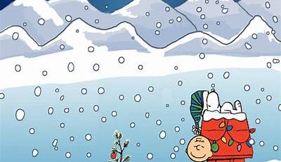 Christmas Wallpaper Aesthetic Vintage Snoopy