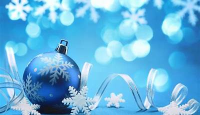 Christmas Wallpaper Blue