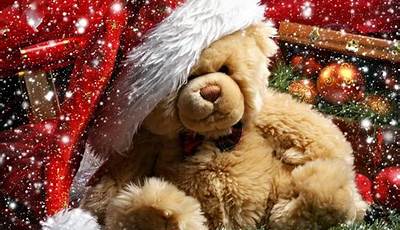 Christmas Wallpaper Cute Bear