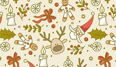 Christmas Wallpaper Cute Pattern
