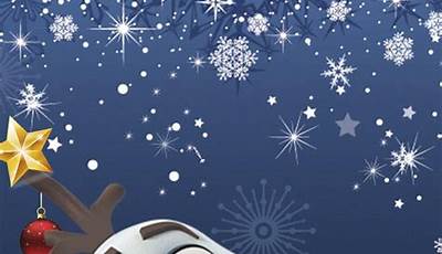Christmas Wallpaper Iphone Olaf