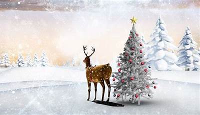 Christmas Wallpaper Laptop Deer