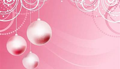 Christmas Wallpaper Pink And White