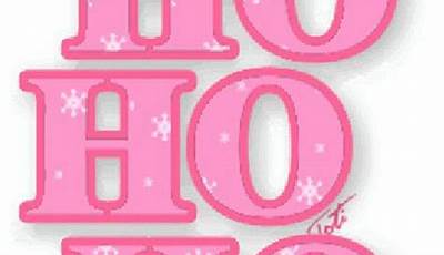 Christmas Wallpaper Pink Ho Ho Ho