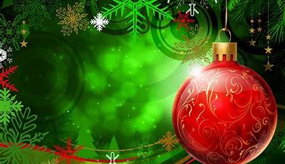 Christmas Wallpaper Red Green And White