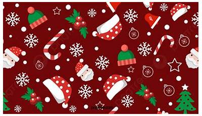 Christmas Wallpaper Red Pattern