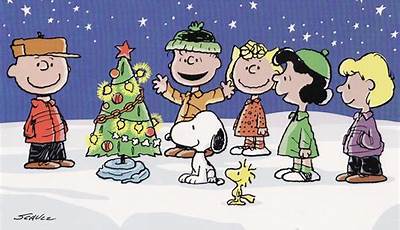 Christmas Wallpaper Snoopy Peanuts Gang