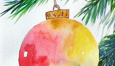 Christmas Watercolor Paintings Easy