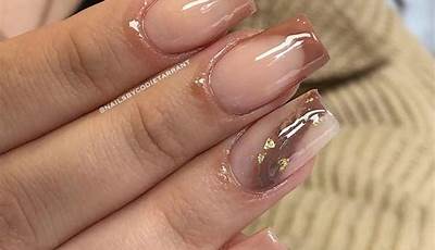 Classy Fall Nails Coffin